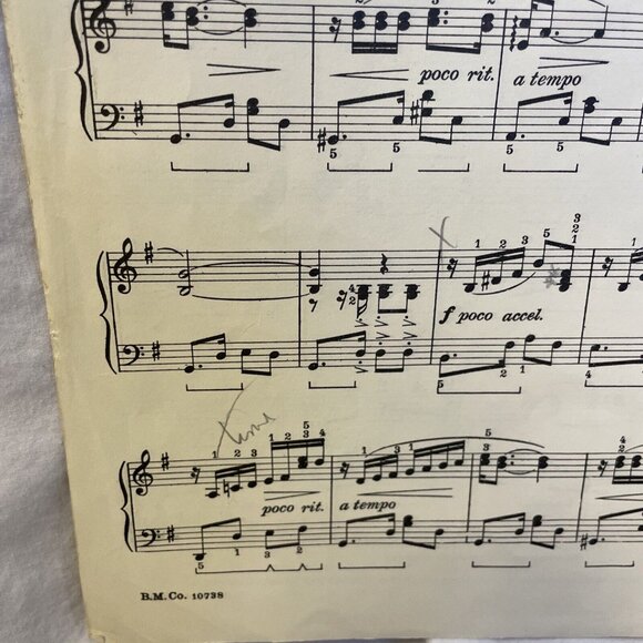 Tango Piano Solo Sheet Music Leila Fletcher 1946 The Boston Music Co. - Picture 7 of 8